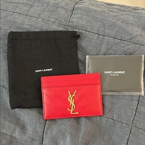 YSL Cassandre Card Holder